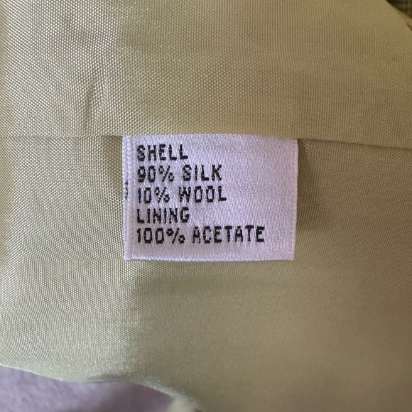 Wool & Silk Talbots Petite Shift Dress - Pistachio Light Green - Picture 5 of 8